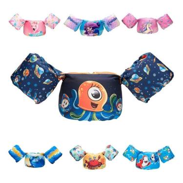 Imagem de Colete Flutuador Infantil Salva Vidas Não Fura Astronauta