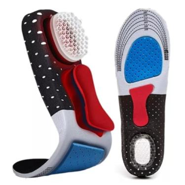 Imagem de Palmilha Anti-Dor para Fascite Plantar e Esporão - Palmilha Macia de Silicone EVA com Absorção de Impacto | Tratamento para Dores no Pé e Coluna(P-GG)