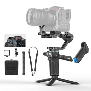 Imagem de FeiyuTech SCORP 3 [Kit] Estabilizador Gimbal para Canon/Sony/Nikon/Fujifilm – Carga útil de 3,5 kg, alça destacável, rastreamento de IA integrado, gravação vertical nativa, estabilizador de vídeo