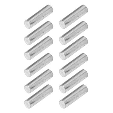 Imagem de RiToEasysports 12pçs Hastes de Captação de Ferro Magnético, Acessórios de Guitarra Com Acabamento Brilhante, Substituição Direta para Tocadores de Cítara (Prata)