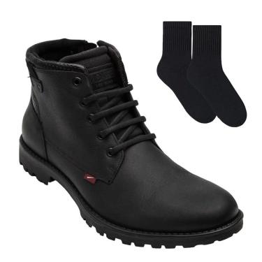 Imagem de Kit Bota Ferracini Cross Zíper Masculina + Par de Meia