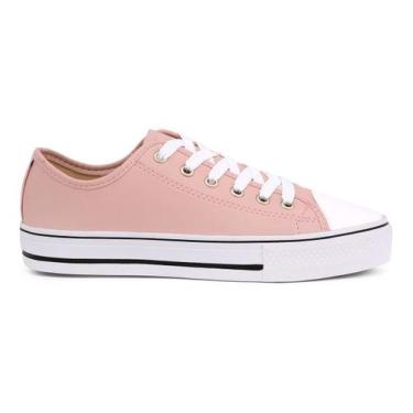Imagem de Tenis Branco Feminino Star Mega Confortavel Casual Original - Renucci,
