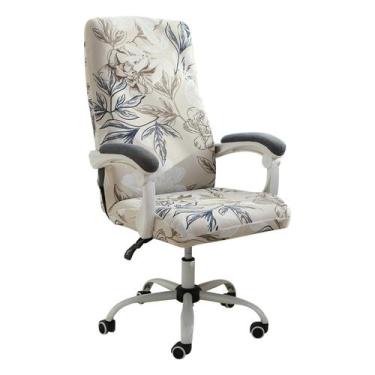 Imagem de Capa de cadeira de escritório FORCHEER Large Stretchable Floral