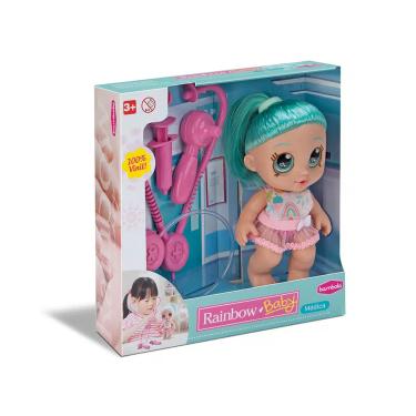 Imagem de Boneca Rainbow Baby Médica 816 - Babmbola