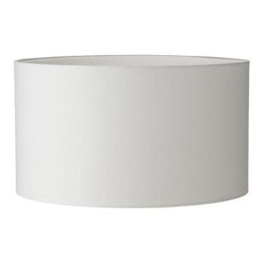 Imagem de Cúpula Para Abajur Luminária De Chão Tecido 40X40X28 Branco