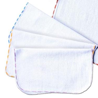 Imagem de Pano de Prato e Pia Liso Kit 10 Peças ideal para cozinha prático e absorvente, perfeito para limpeza diária doméstica