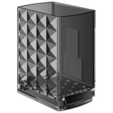 Imagem de Suporte de caneta transparente montado na parede, organizador de armazenamento de mesa adesivo, suporte vertical para escritório e material escolar