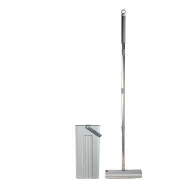 Imagem de Mop PVA com Sistema Lava e Seca, Cabo 125cm, Esponja de Alta Absorção, Balde Manual