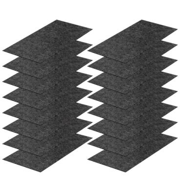 Imagem de XUNYUQI 16 peças de tapetes capilares de substituição de 24 células - 33 x 20 cm tapete inicial de sementes auto-irrigáveis - tapetes capilares para jardinagem interna, estufa, plantas, sementes