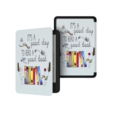 Imagem de Akacy Capa com padrão pintado para o novo Kindle de 6 polegadas (10ª geração - versão 2019) - capa de couro PU leve com hibernar/despertar automático para Kindle 10ª geração 2019 e-reader (18)