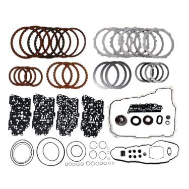 Imagem de INGKAN Kit de reconstrução de revisão de transmissão 6T30 6T30E serve para Buick Cruze com 14 placas de fricção e 14 peças de reposição de transmissão de placas de aço