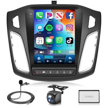 Imagem de 4G + 64G Android estéreo para Ford Focus 2012-2018 atualização de rádio 9,7 polegadas IPS unidade de cabeça de tela sensível ao toque, Driauto estéreo para carro com carplay sem fio, Android, auto GPS