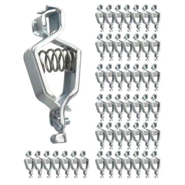Imagem de Braçadeira de teste de bateria de 50 peças para testes de descarga de bateria e aplicações de iluminação de aterramento resistente, braçadeira resistente 25A