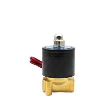 Imagem de 2W025-08 2 vias N/C 1/4 "Válvula de água ar Elétrica Válvula solenóide pneumática latão DC12V/DC24V/AC110V/AC220V/AC380V(220V)