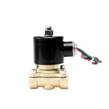 Imagem de Válvula solenóide de latão 1/2 polegada - normalmente fechada para aplicações água, óleo e gás compatível com 220V/110V/24V(BSP_230VAC)