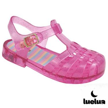 Imagem de Sandália Melissinha Baby/Infantil Princesa Aranha Luelua, Cristal rosa