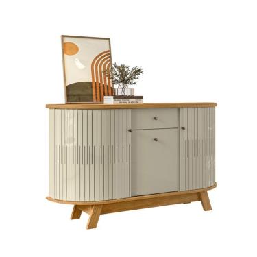 Imagem de Buffet Monza 3 Portas 1 Gaveta Cumaru e Opala