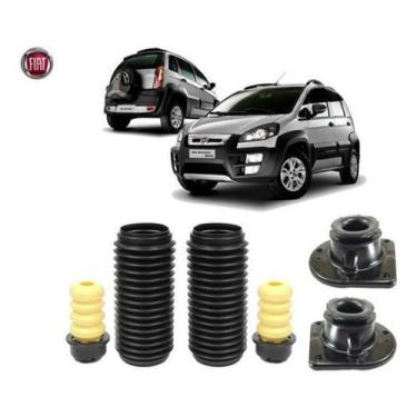Imagem de 2 Kit Do Amortecedor Dianteiro Fiat Idea 2005 2006 2007 2008 - Qualyki