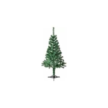 Imagem de Árvore de Natal Luxo Verde Nevada, Pinheiro Artificial, 90 cm de Altura, 70 Galhos, Base 23 cm, com Pés em Polipropileno, Decoração Natalina