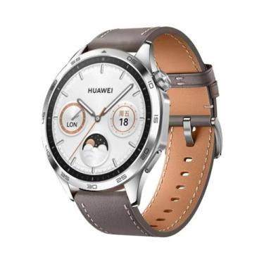 Imagem de Pulseira De Couro De 42 46mm Para Huawei GT4, GT3, GT2e Pro, Honor 4 P