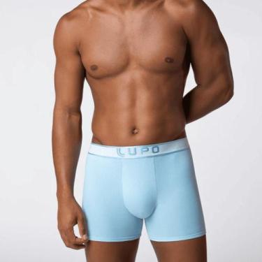 Imagem de Cueca Lupo Boxer Algodão com Elastano 784-065, Azul céu, G