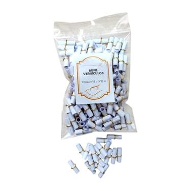 Imagem de Reposição para Pote de Benções 160 Versículos Bíblicos Inspiradores com Elo Dourado Renovador de Fé Mensagens Espirituais Para Presentes Devocionais e Lembrancinhas (Branco)