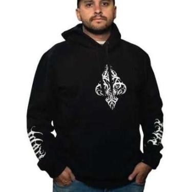 Imagem de Moletom Canguru Fechado MCD Caligraffiti Preto GG-Masculino