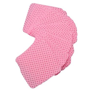 Imagem de Luqeeg 1000 Pçs Toalhetes de Unhas Sem Fiapos Almofadas de Limpeza de Cola de Algodão Macio Rosa para Remoção de Esmalte de Unhas Garrafa de Cola de Cílios Boca Salão de Beleza