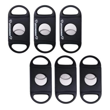 Imagem de 6 peças de presente de casamento de padrinhos para padrinho de padrinho, conjunto de cortadores de aço inoxidável de lâmina dupla guilhotina para melhores padrinhos de casamento, corte limpo e afiado