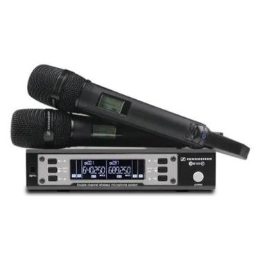 Imagem de Microfone Profissional Sem Fio Sennheiser Ew 135g4 Duplo Cor Preto