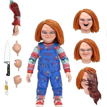 Imagem de Boneco de anime, modelo colecionável, Chucky Child`s Play