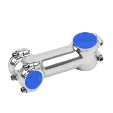 Imagem de Mesa de Bicicleta Ultraleve 7 Graus 28.6 25.4MM 60-130MM MTB Estrada Mesa Compatível com Garfo Bicicleta Mountain Bike Kalloy Preto Prata(Sliver 90mm)