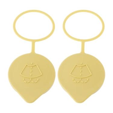 Imagem de Briny River 2 peças de tampa de reservatório de fluido para lavadora de para-brisa 86615FJ000 compatível com Subaru WRX, WRX STI 2015-2018