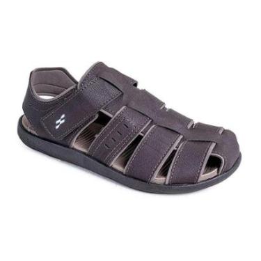 Imagem de Sandália Flats Couro Itapuã Café Masculino ITAPUA-Masculino