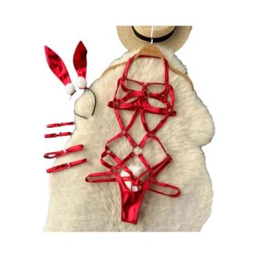 Imagem de Vestido Curto Vermelho Sexy E Justo Para O Natal, Lingerie Feminina, P