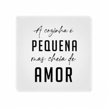 Imagem de Luminária Box Slim LED USB, Decorativa, Branca, 20x18x5 cm, com Frase Motivacional, Luz Difusa para Quarto e Escritório