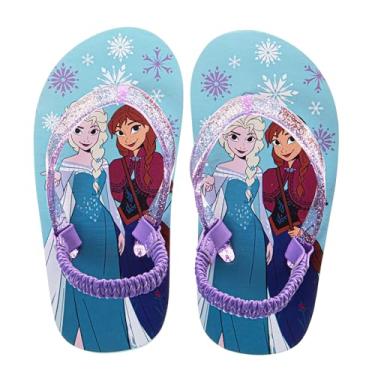 Imagem de Josmo Gabbys Dollhouse Hello Kitty Frozen Little Mermaid Moana Minnie Mouse Lilo Stitch Chinelo com tira traseira sandálias para meninas verão praia piscina aquática sapatos tamanho 5-10 criança