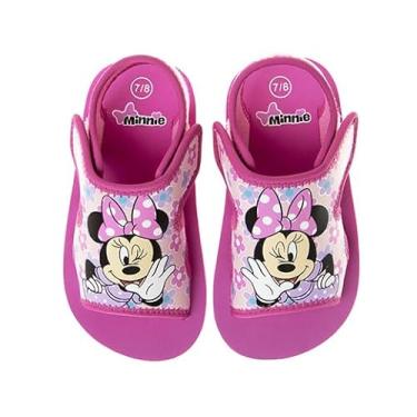 Imagem de Josmo Sandálias infantis e sapatos aquáticos Minnie Mouse Frozen Paw Patrol bico aberto verão praia piscina sandálias slip-on estilo tamanco para crianças tamanho 3-4 infantil 5-10 crianças 11-13