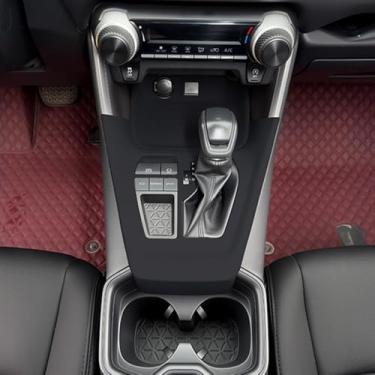 Imagem de MbenRundy Painel de controle central de silicone macio para carro para Toyota RAV4 2020-2025 proteção da tampa do console central para RAV 4 RAV-4 acessórios de decoração de interiores (câmbio central
