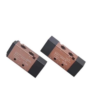 Imagem de Válvula solenoide pneumática de duas posições válvula de controle de ar de cinco vias 4A220 Cilindro 4A210-08 inversão de válvula de controle de cabeça dupla (4A320-10)