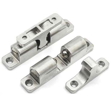 Imagem de Trava de porta de aço inoxidável 304, sucção de porta rolante, trava de cartão de mármore, trava de porta de impacto, 1 peça (XK803-32-304)