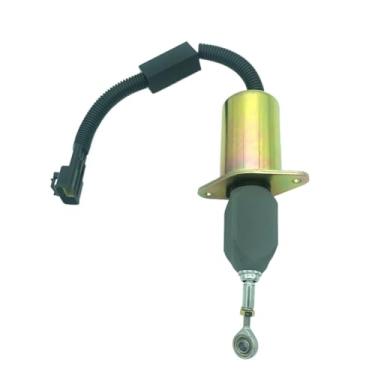 Imagem de Válvula solenoide de parada de motor 24 V 37Z36-56010A para peças sobressalentes de caminhão e escavadeira solenoide de desligamento do motor diesel