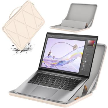 Imagem de Smatree MS91 Capa protetora rígida de EVA com suporte compatível com HP ZBook Firefly/Power G11/G11A de 16 polegadas, EliteBook 865/860 G10/G9, para 16 polegadas ZBook Firefly G10/G9, branca