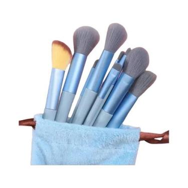 Imagem de Conjunto De Pincéis De Maquiagem Macios E Fluffy Para Base, Blush, Pó,