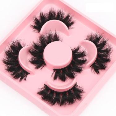 Imagem de Cílios postiços fofos: cílios longos para volume atraente, cílios macios e leves, reutilizáveis, livres de crueldade, adequados para iniciantes para uso diário