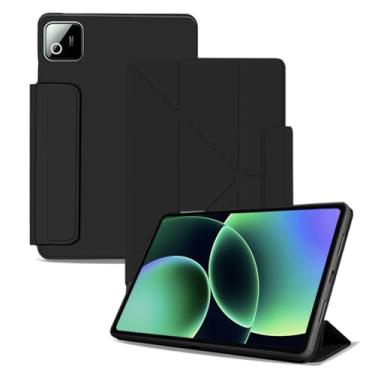 Imagem de Capa para tablet Xiaomi Pad 8 de 11,2 polegadas, capa protetora NOUKAJU Tablet, suporte ajustável, resistente a quedas, antiarranhões, capa de proteção para Xiaomi Pad 8 (preto)