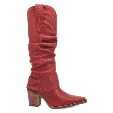 Imagem de Dingo Bota feminina Grit N' Grace Western, vermelha, 8, Vermelho, 8