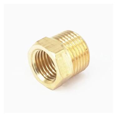 Imagem de 3/20.3 cm NPT macho x 1/10.2 cm NPT fêmea bucha redutora latão adaptador conector de encaixe de tubulação ar gás combustível água WWECCQIJ