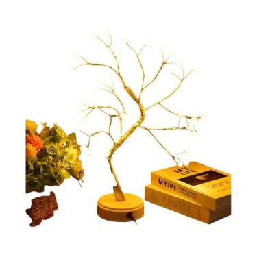 Imagem de Lâmpada De Fio De Cobre LED Com Folha De Ouro, Luz Branca Quente, Alim