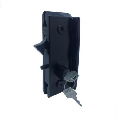 Imagem de Fechadura Bico-De-Papagaio Com Abas P/Janela AL1510 Preto
